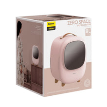 Заредете изображение във визуализатора на галерията – Baseus mini portable travel fridge refrigerator pink (CRBX01-A04) - TopMag
