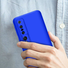 Заредете изображение във визуализатора на галерията – GKK 360 Protection Case Front and Back Case Full Body Cover Xiaomi Mi 10 blue - TopMag
