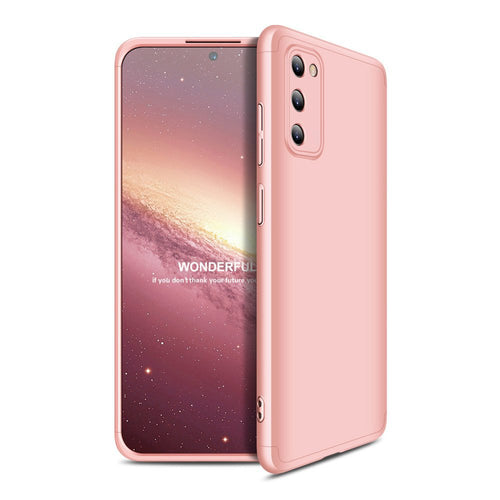 GKK 360 Protection Case Front and Back Case Full Body Cover Samsung Galaxy A41 pink - TopMag