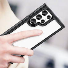 Заредете изображение във визуализатора на галерията – Outer Space Case for Samsung Galaxy S23 Ultra cover with a flexible frame black
