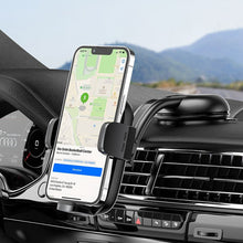 Заредете изображение във визуализатора на галерията – Acefast car holder with wireless charging for dashboard, windshield or air vent 15w d10 black

