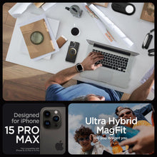 Заредете изображение във визуализатора на галерията – Spigen ULTRA HYBRID MAG MAGSAFE IPHONE 15 PRO MAX GOLD
