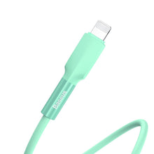 Заредете изображение във визуализатора на галерията – Baseus durable USB - Lightning cable 2,4 A 1 m 480 Mbps green (CALGJ-06) - TopMag

