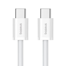 Заредете изображение във визуализатора на галерията – Baseus Superior Series ll USB-C - USB-C 30W 480Mb/s 2m cable - white
