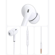 Заредете изображение във визуализатора на галерията – Dudao in-ear headphones headset with remote control and microphone 3.5 mm mini jack white (X14 white) - TopMag
