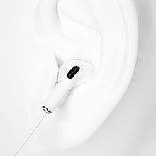 Заредете изображение във визуализатора на галерията – Dudao in-ear headphones headset with remote control and microphone 3.5 mm mini jack white (X14 white) - TopMag
