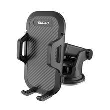 Заредете изображение във визуализатора на галерията – Dudao Telescopic Gravity Car Windshield Mount Holder Black (F2S black) - TopMag
