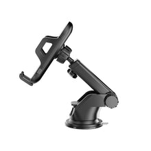 Заредете изображение във визуализатора на галерията – Dudao Telescopic Gravity Car Windshield Mount Holder Black (F2S black) - TopMag
