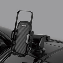 Заредете изображение във визуализатора на галерията – Dudao Telescopic Gravity Car Windshield Mount Holder Black (F2S black) - TopMag
