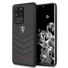 Заредете изображение във визуализатора на галерията – Ferrari Hardcase FEHQUHCS69BK S20 Ultra G988 czarny/black Heritage - TopMag
