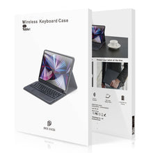 Заредете изображение във визуализатора на галерията – Dux Ducis Touchpad Keyboard Case for iPad 10.9'' 2022 (10th Gen.) bluetooth keyboard with trackpad black
