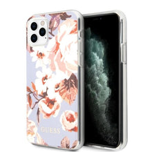Заредете изображение във визуализатора на галерията – Guess GUHCN65IMLFL02 iPhone 11 Pro Max liliowy/lilac N°2 Flower Collection - TopMag
