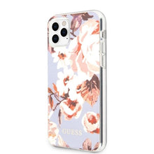 Заредете изображение във визуализатора на галерията – Guess GUHCN65IMLFL02 iPhone 11 Pro Max liliowy/lilac N°2 Flower Collection - TopMag
