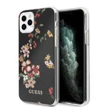 Заредете изображение във визуализатора на галерията – Guess GUHCN65IMLFL04 iPhone 11 Pro Max czarny/black N°4 Flower Collection - TopMag
