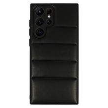 Заредете изображение във визуализатора на галерията – Leather 3D Case for Samsung Galaxy S22 Ultra design 2 black
