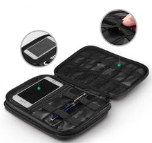 Заредете изображение във визуализатора на галерията – Ugreen case hard disk box HDD SSD phone cables accessories 24.5 x 17.5 x 5 cm gray (50147 LP149) - TopMag
