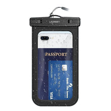 Заредете изображение във визуализатора на галерията – Ugreen universal waterproof cover phone case (max 6.0``) for swimming pool by the water IPX8 black (50919 LP186) - TopMag
