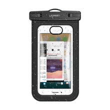 Заредете изображение във визуализатора на галерията – Ugreen universal waterproof cover phone case (max 6.0``) for swimming pool by the water IPX8 black (50919 LP186) - TopMag

