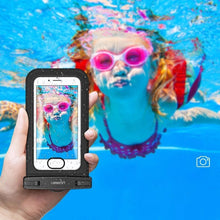 Заредете изображение във визуализатора на галерията – Ugreen universal waterproof cover phone case (max 6.0``) for swimming pool by the water IPX8 black (50919 LP186) - TopMag
