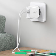 Заредете изображение във визуализатора на галерията – Ugreen Fast USB Type C / USB Wall Charger 36 W Quick Charge 4.0 Power Delivery white (60468 CD170) - TopMag
