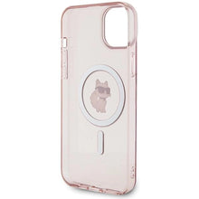 Заредете изображение във визуализатора на галерията – Karl Lagerfeld IML Choupette MagSafe case for iPhone 15 Plus - pink
