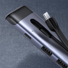 Заредете изображение във визуализатора на галерията – Ugreen 5in1 multi-functional HUB USB Type C - HDMI / 3x USB 3.2 Gen 1 (5 Gbps) / USB Type C Power Delivery 100 W 20 V 5 A gray (70408 CM285) - TopMag
