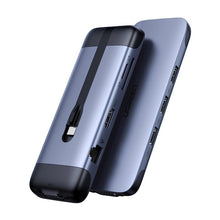 Заредете изображение във визуализатора на галерията – Ugreen 9in1 multi-functional HUB USB Type C - HDMI / 3x USB 3.2 Gen 1 / SD micro SD / VGA / RJ45 card reader / USB Type C Power Delivery 100 W 20 V 5 A gray (70409 CM286) - TopMag
