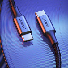 Заредете изображение във визуализатора на галерията – Ugreen cable USB Type C cable - USB Type C 5 A 100 W Power Delivery Quick Charge 3.0 FCP 480 Mbps 1 m gray (70427 US316) - TopMag
