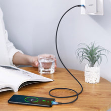 Заредете изображение във визуализатора на галерията – Ugreen cable USB Type C - USB Type C 5 A 100 W Power Delivery Quick Charge 3.0 FCP 480 Mbps cable 2 m gray (70429 US316) - TopMag
