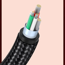 Заредете изображение във визуализатора на галерията – Ugreen angle cable with side USB plug - USB Type C 5 A Quick Charge 3.0 AFC FCP 0.5 m black (70431 US313)
