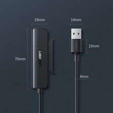 Заредете изображение във визуализатора на галерията – Ugreen adapter 2.5 &#39;&#39; SATA III 3.0 HDD SSD - USB 3.2 Gen 1 (SuperSpeed USB 5 Gbps) black (70609 CM321) - TopMag
