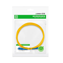 Заредете изображение във визуализатора на галерията – Ugreen FC-FC single-mode patchcord optical fiber 3 m yellow (70662 NW129) - TopMag
