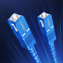 Заредете изображение във визуализатора на галерията – Ugreen FC-FC single-mode patchcord optical fiber 3 m yellow (70662 NW129) - TopMag
