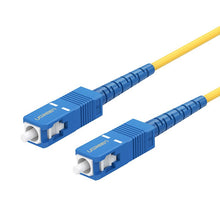 Заредете изображение във визуализатора на галерията – Ugreen SC-SC single-mode patchcord optical fiber 3 m network yellow (70664 NW131) - TopMag
