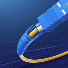 Заредете изображение във визуализатора на галерията – Ugreen SC-SC single-mode patchcord optical fiber 3 m network yellow (70664 NW131) - TopMag
