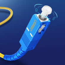 Заредете изображение във визуализатора на галерията – Ugreen SC-SC single-mode patchcord optical fiber 3 m network yellow (70664 NW131) - TopMag
