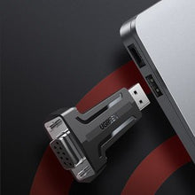 Заредете изображение във визуализатора на галерията – Ugreen adapter converter DB9 RS-232 - USB black (80111 CM326) - TopMag
