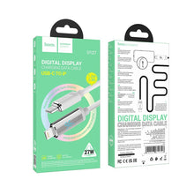Заредете изображение във визуализатора на галерията – HOCO cable Type C to Iphone Lightning 8-pin Power Delivery 27W U127 1,2m silver
