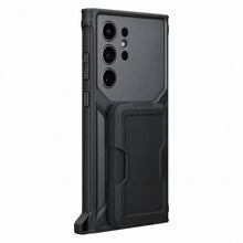 Заредете изображение във визуализатора на галерията – Samsung Rugged Gadget Case for Samsung Galaxy S23 Ultra Rugged Cover Ring Holder Stand Gray (EF-RS918CBEGWW)
