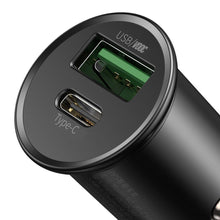 Заредете изображение във визуализатора на галерията – Baseus PPS Smart USB / USB Type C 30 W Quick Charge 4.0 QC4 + Power Delivery 3.0 VOOC SCP AFC MTKPE black (CCYS-C01) - TopMag
