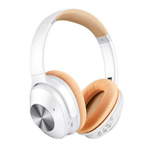 Заредете изображение във визуализатора на галерията – Remax wireless Bluetooth headset 5.0 ANC (Active Noise Cancelling) EDR with built in microphone white (RB-600HB) - TopMag
