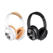 Заредете изображение във визуализатора на галерията – Remax wireless Bluetooth headset 5.0 ANC (Active Noise Cancelling) EDR with built in microphone white (RB-600HB) - TopMag
