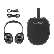 Заредете изображение във визуализатора на галерията – Remax wireless Bluetooth headset 5.0 ANC (Active Noise Cancelling) EDR with built in microphone white (RB-600HB) - TopMag
