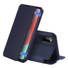 Заредете изображение във визуализатора на галерията – DUX DUCIS Skin X Bookcase type case for Samsung Galaxy A41 blue - TopMag
