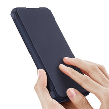 Заредете изображение във визуализатора на галерията – DUX DUCIS Skin X Bookcase type case for Samsung Galaxy A41 blue - TopMag
