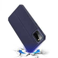 Заредете изображение във визуализатора на галерията – DUX DUCIS Skin X Bookcase type case for Samsung Galaxy A41 blue - TopMag
