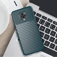 Заредете изображение във визуализатора на галерията – Thunder Case Flexible Tough Rugged Cover TPU Case for Xiaomi Redmi Note 9 Pro / Redmi Note 9S blue - TopMag
