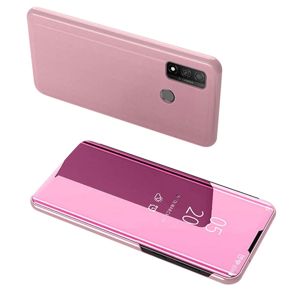 Clear View Case cover for Huawei P Smart 2020 pink - TopMag