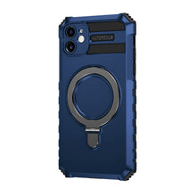 Заредете изображение във визуализатора на галерията – Tel Protect Armor Magsafe Metal Ring Case for Iphone 11 blue
