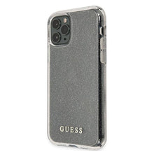 Заредете изображение във визуализатора на галерията – Guess GUHCN65PCGLSI iPhone 11 Pro Max srebrny/silver hard case Glitter - TopMag
